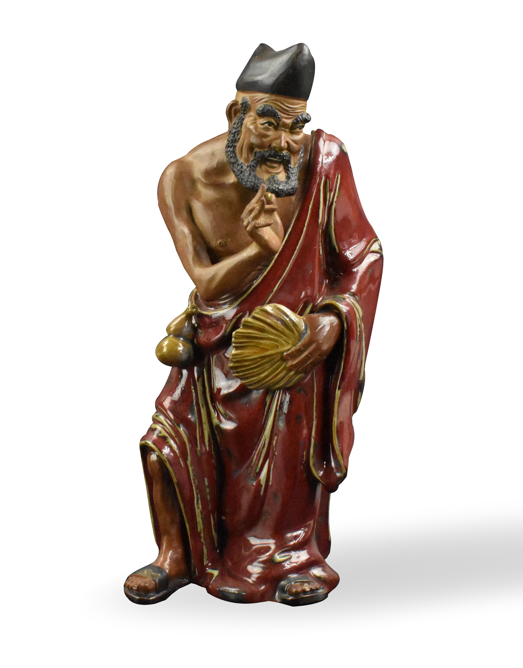 CHINESE SHIWAN FIGURE OF :JIGONG",