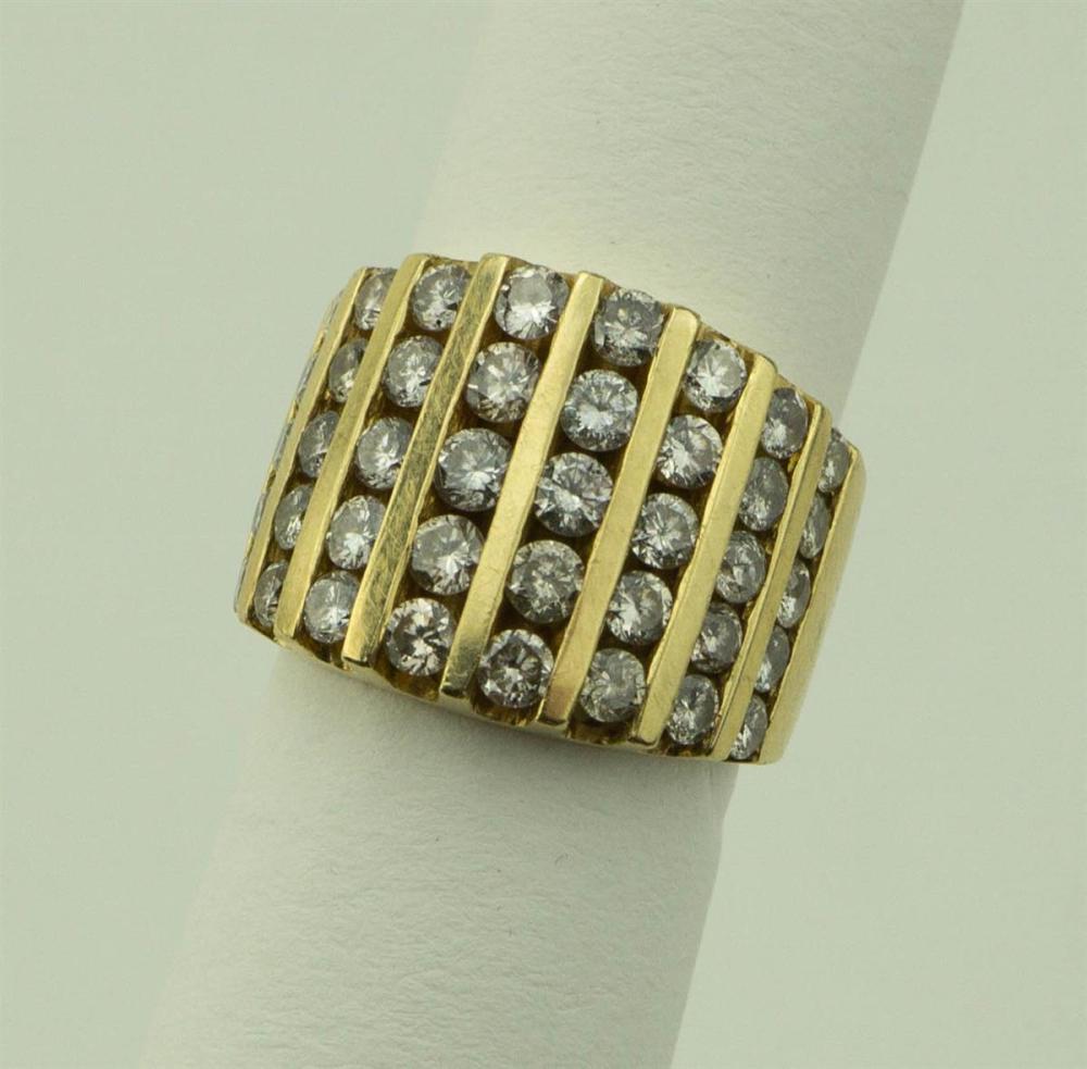 14K YELLOW GOLD CHANNEL SET DIAMOND 33aede