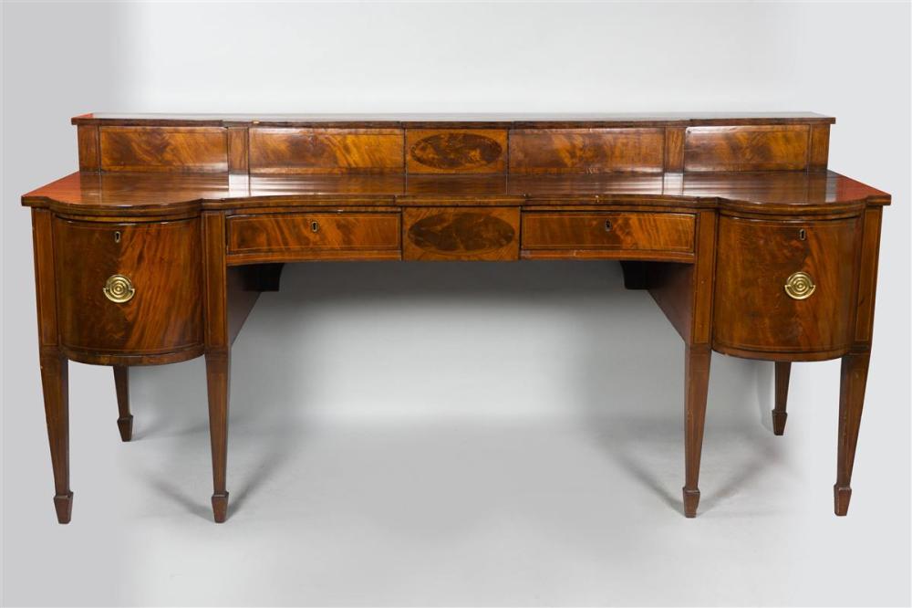 GEORGE III STYLE MAHOGANY SIDEBOARD  33af5c