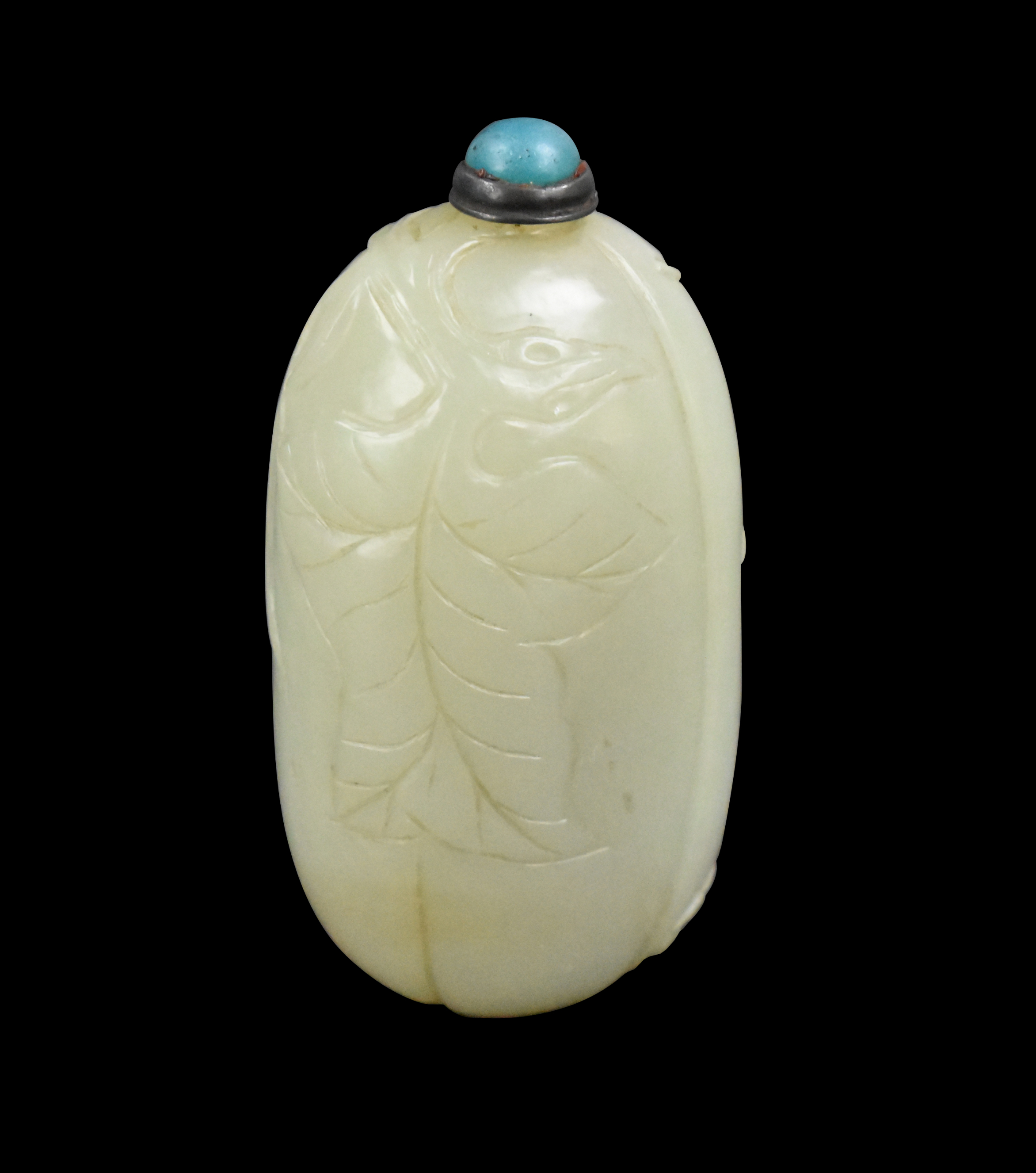 CHINESE JADE CARVED SNUFF BOTTLE  33af6b