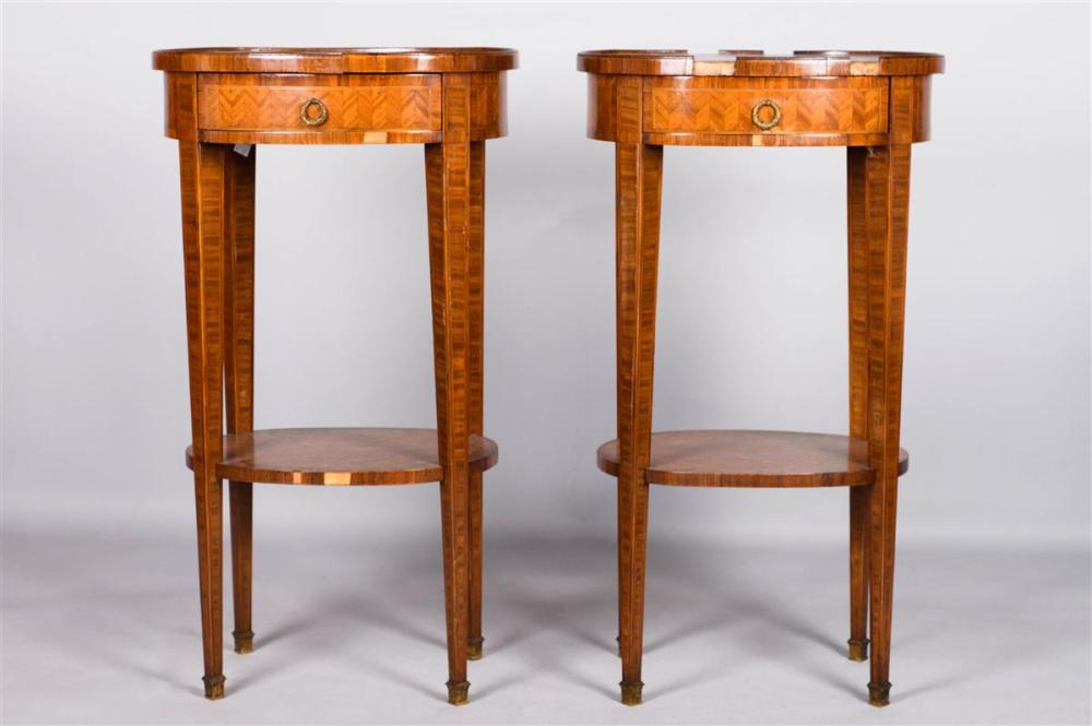 PAIR OF FRENCH EMPIRE MARQUETRY