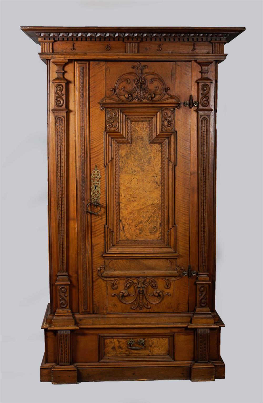 NORTH GERMAN BAROQUE STYLE FRUITWOOD
