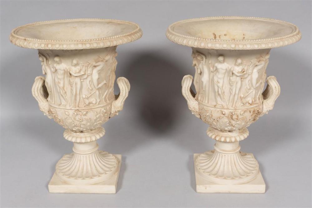 PAIR OF NEOCLASSICAL STYLE CAST