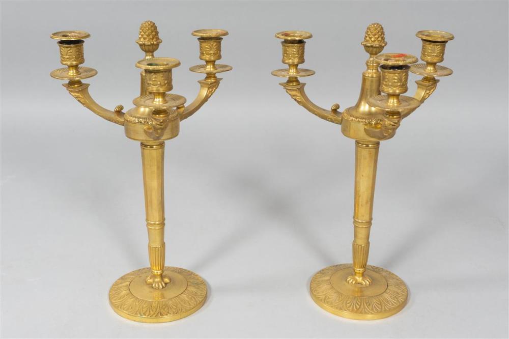 PAIR OF NEOCLASSICAL STYLE BRASS 33afd4