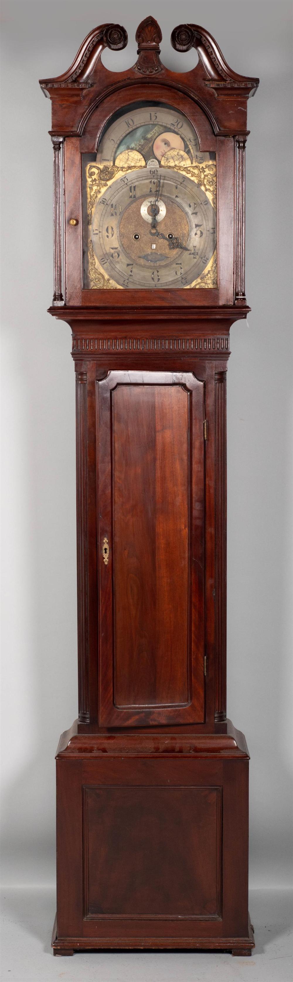 CHIPPENDALE STYLE MAHOGANY TALL 33aff0