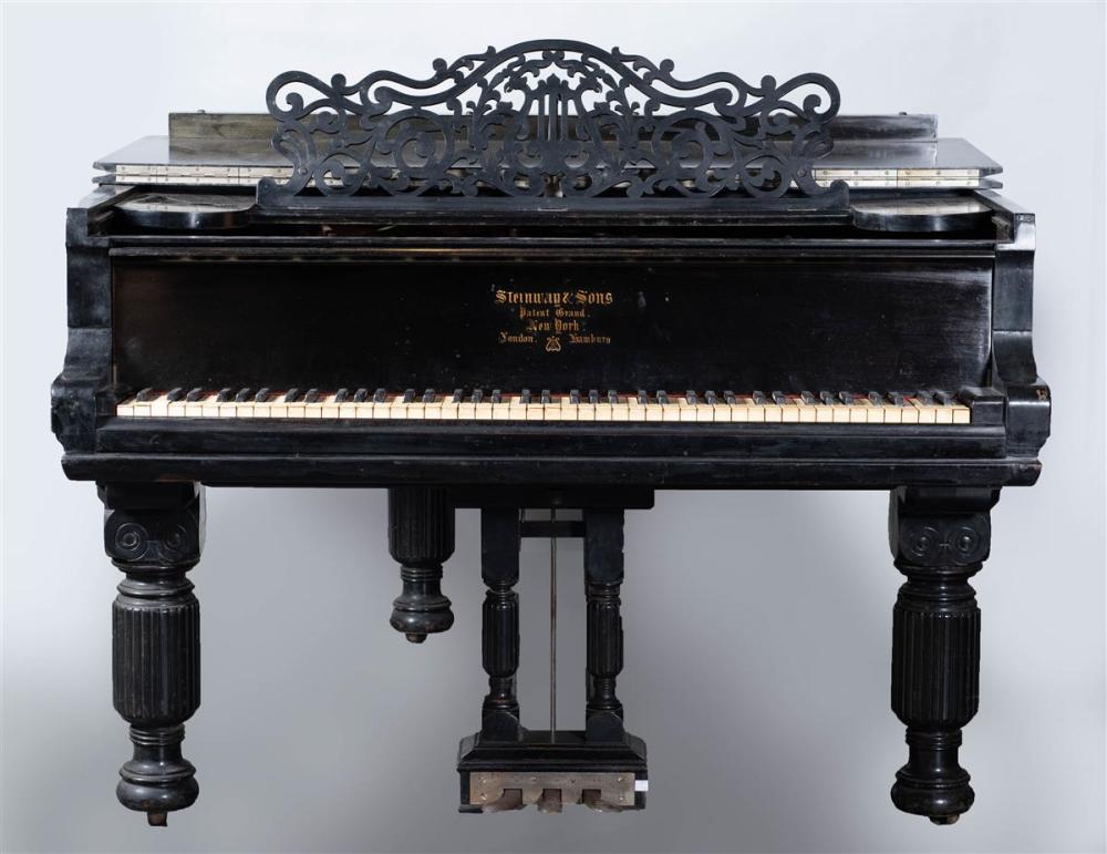 STEINWAY BLACK LACQUER GRAND PIANOSTEINWAY 33aff9