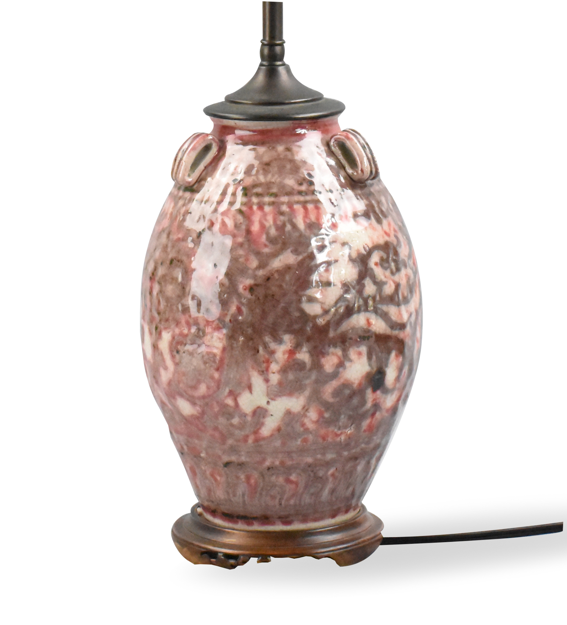 ANTIQUE KOREAN COPPER RED PORCELAIN