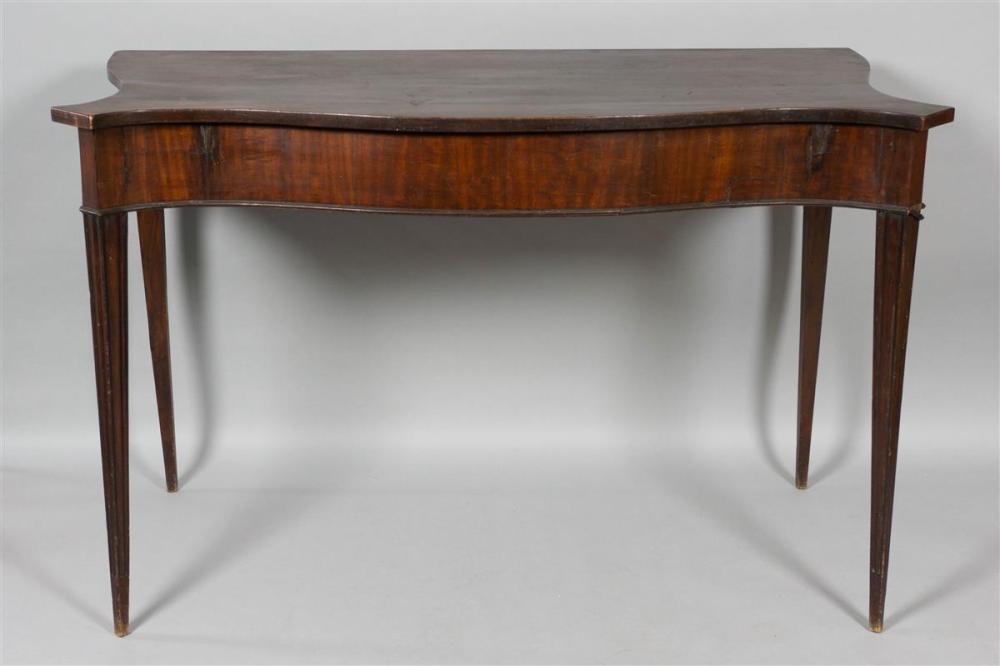 GEORGE III STYLE MAHOGANY CONSOLEGEORGE