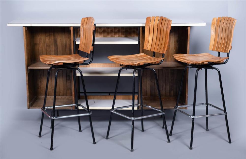 MID CENTURY MODERN BAR AND THREE 33b0c6