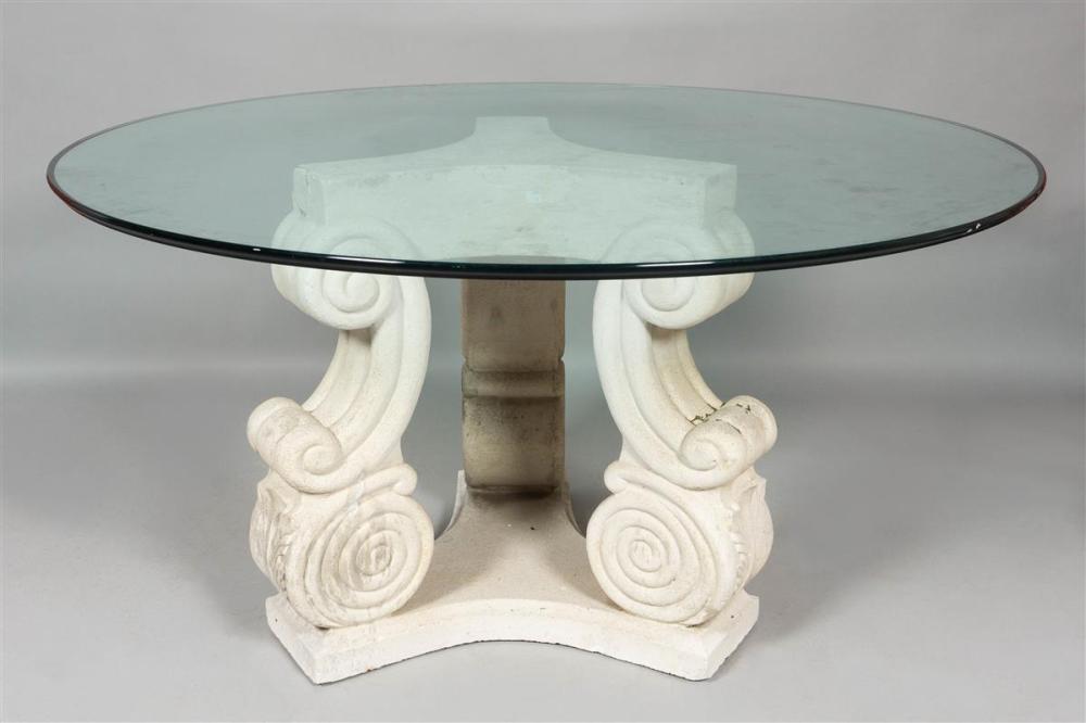 NEOCLASSICAL STYLE CAST CEMENT