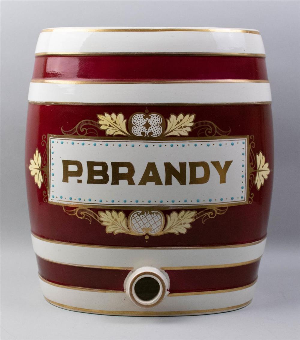 POTTERY BRANDY BARRELPOTTERY BRANDY 33b100