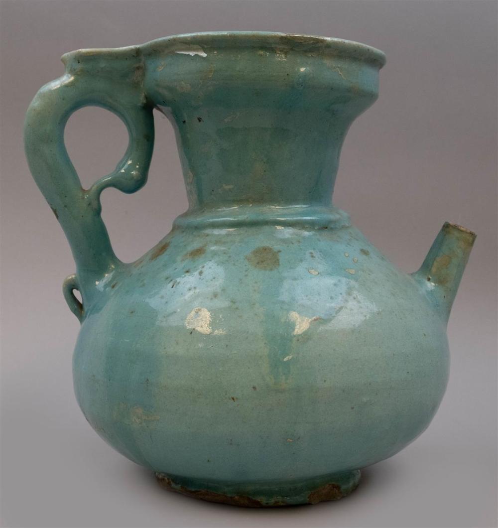 ISLAMIC GREEN TURQUOISE GLAZED