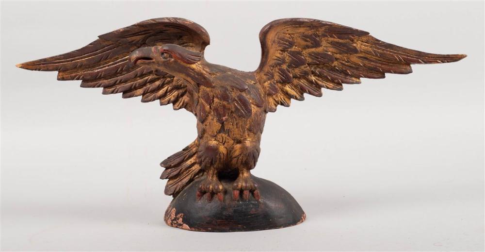 AMERICAN GILTWOOD CARVED EAGLE,