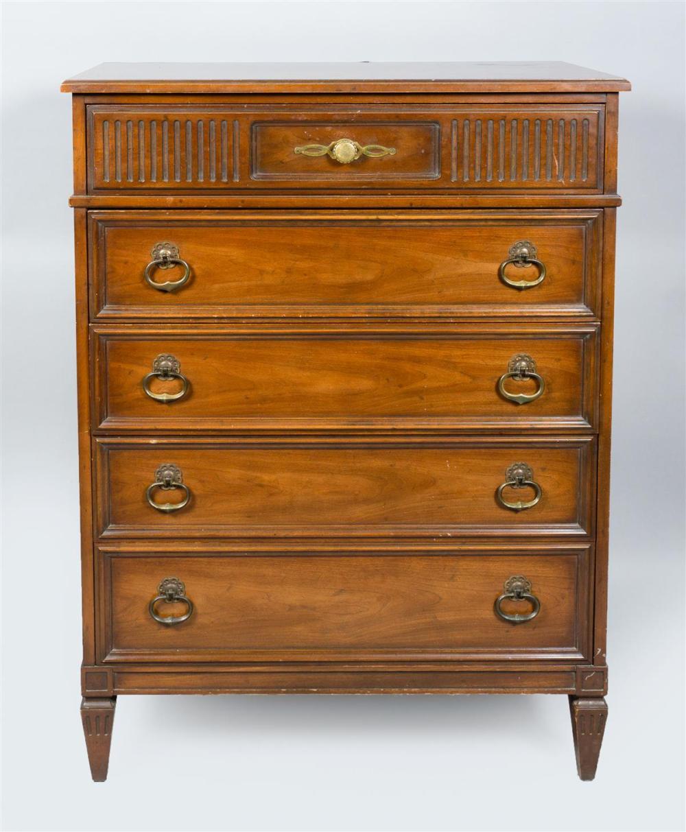 LOUIS XVI STYLE CHEST OF DRAWERSLOUIS