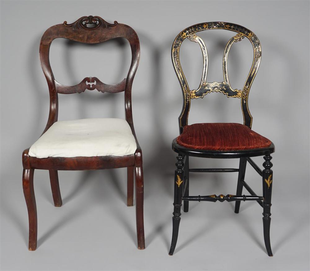 TWO SIDE CHAIRSTWO SIDE CHAIRS  33b290