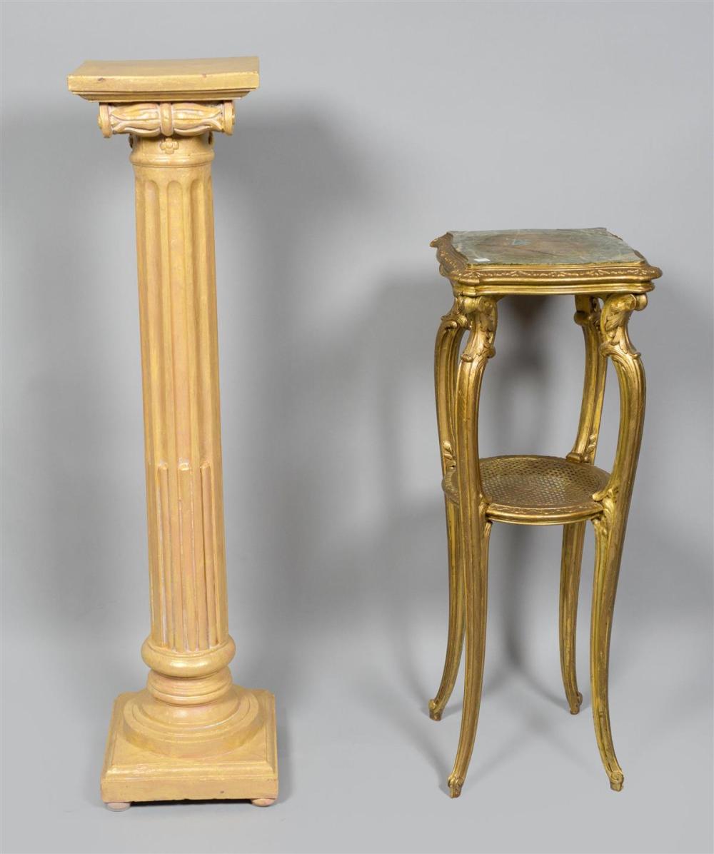 CLASSICAL PEDESTAL STAND AND GILT 33b298