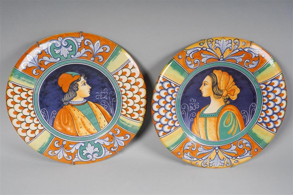 PAIR OF DERUTA ITALY FAIENCE 33b2b9