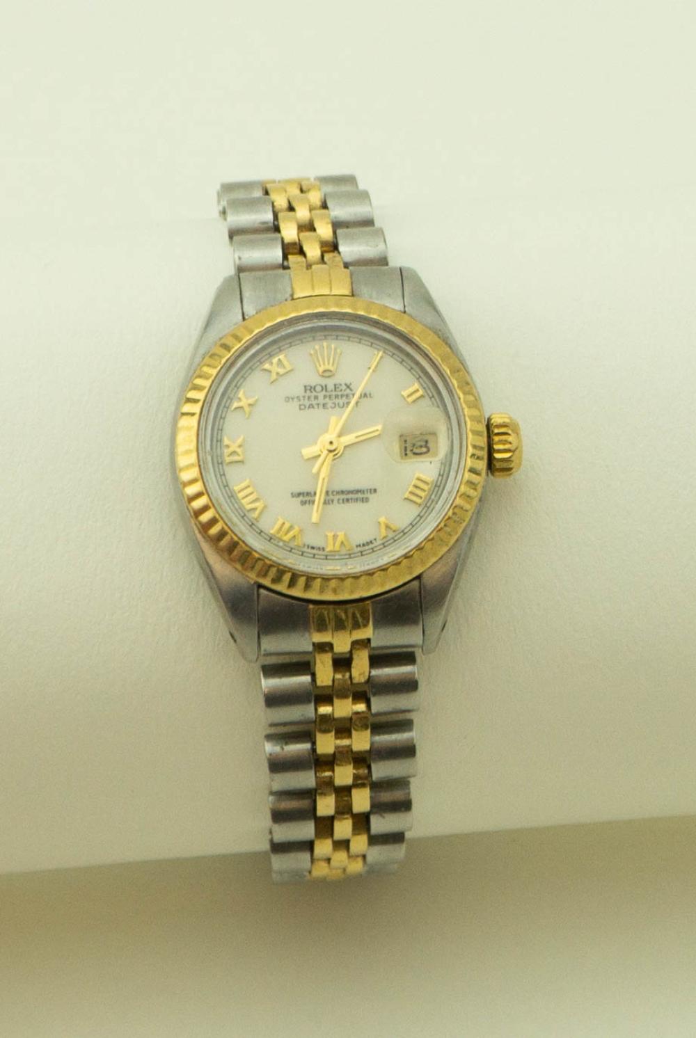 ROLEX LADIES OYSTER PERPETUAL DATEJUST 33b2c3