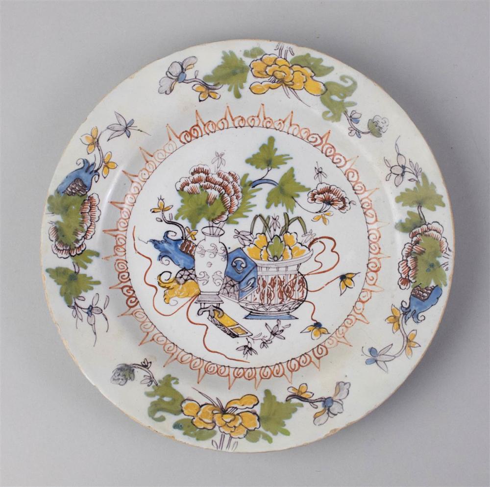 ENGLISH DELFTWARE CHINOISERIE PLATEENGLISH 33b338