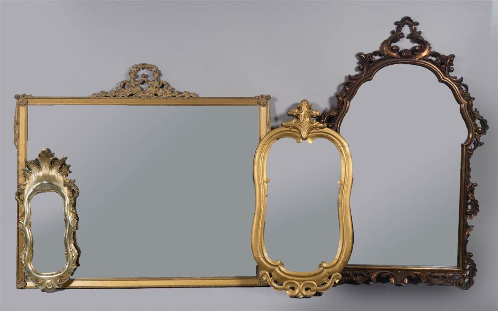 FOUR CONTINENTAL ROCOCO STYLE GILTWOOD 33b395