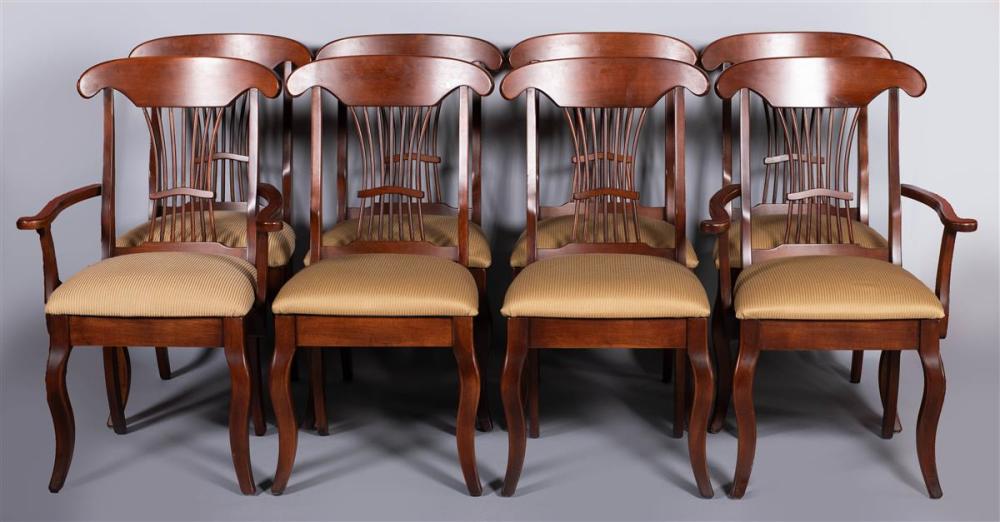 SET OF EIGHT REGENCY STYLE MAHOGANY 33b3a7