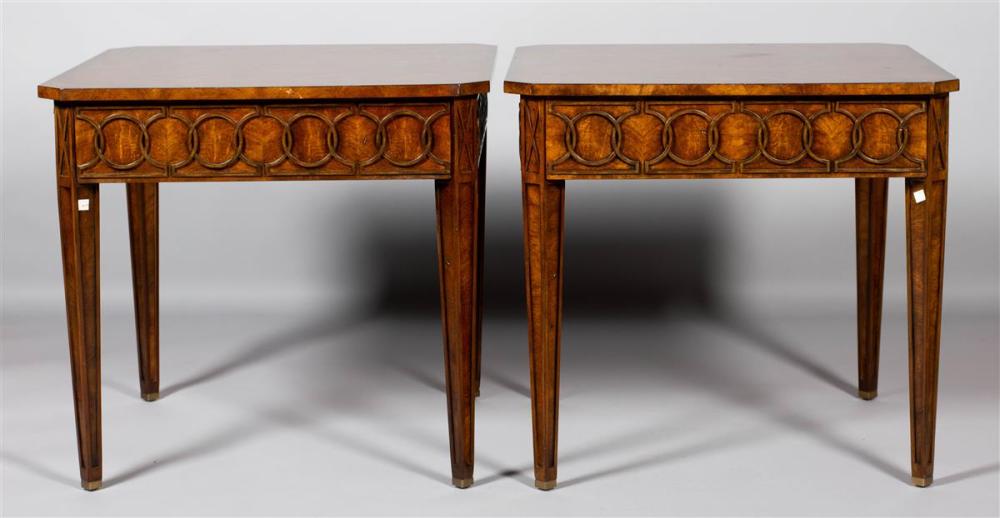 PAIR OF GEORGE III STYLE MAHOGANY