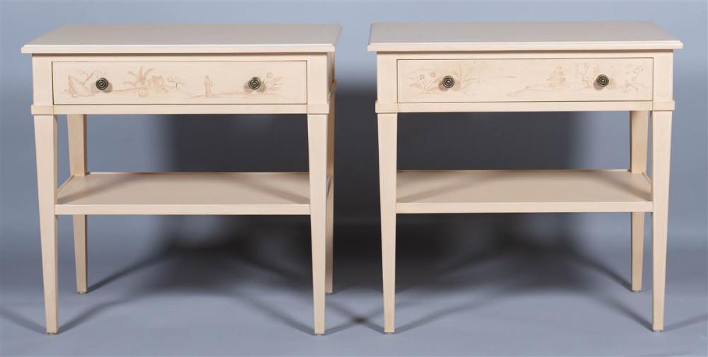 PAIR OF NEOCLASSICAL STYLE WHITE