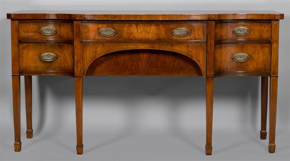 GEORGE III STYLE MAHOGANY SIDEBOARDGEORGE