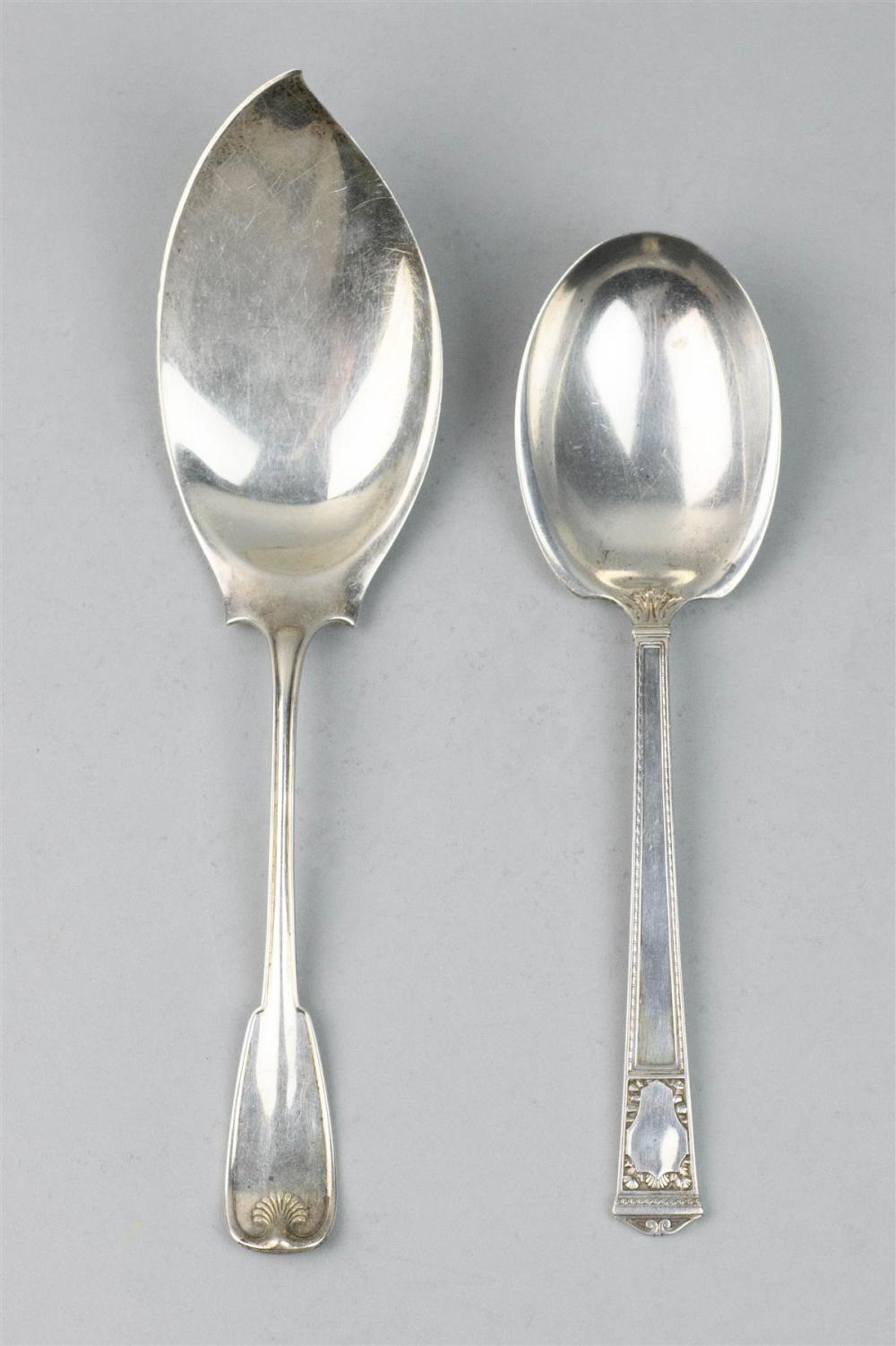 TWO TIFFANY & CO. SILVER SERVERSTWO