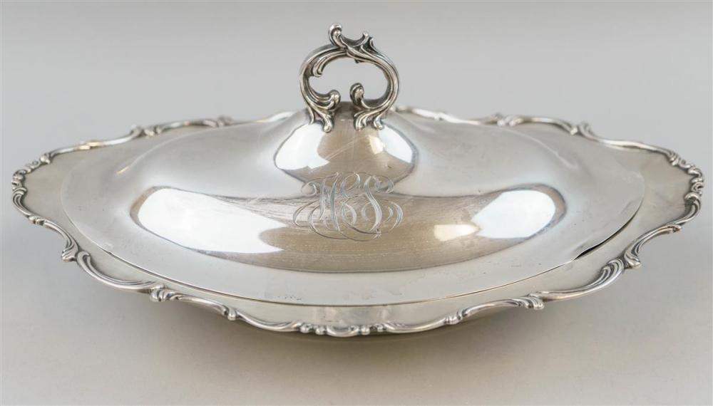 GORHAM SILVER COVERED SMALL OVAL 33b3de