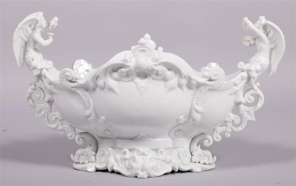 CONTINENTAL WHITE GLAZED AND MOLDED 33b40e