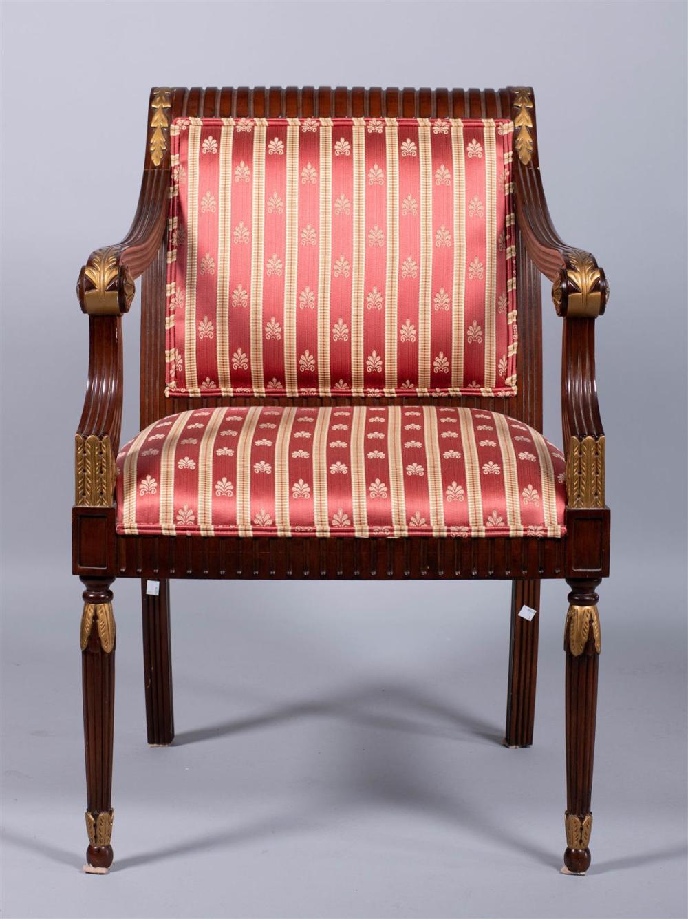 NEOCLASSICAL STYLE PARCEL-GILT