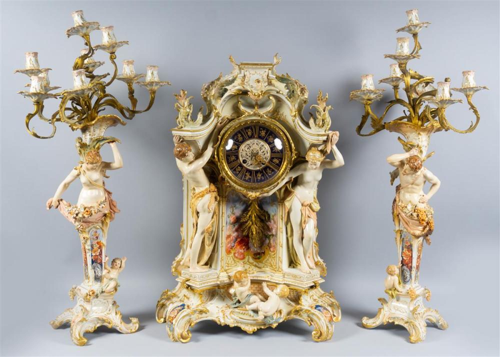 MONUMENTAL ORMOLU-MOUNTED BERLIN (KPM)