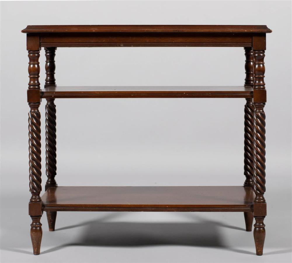 LATE FEDERAL STYLE MAHOGANY THREE TIER 33b4a3