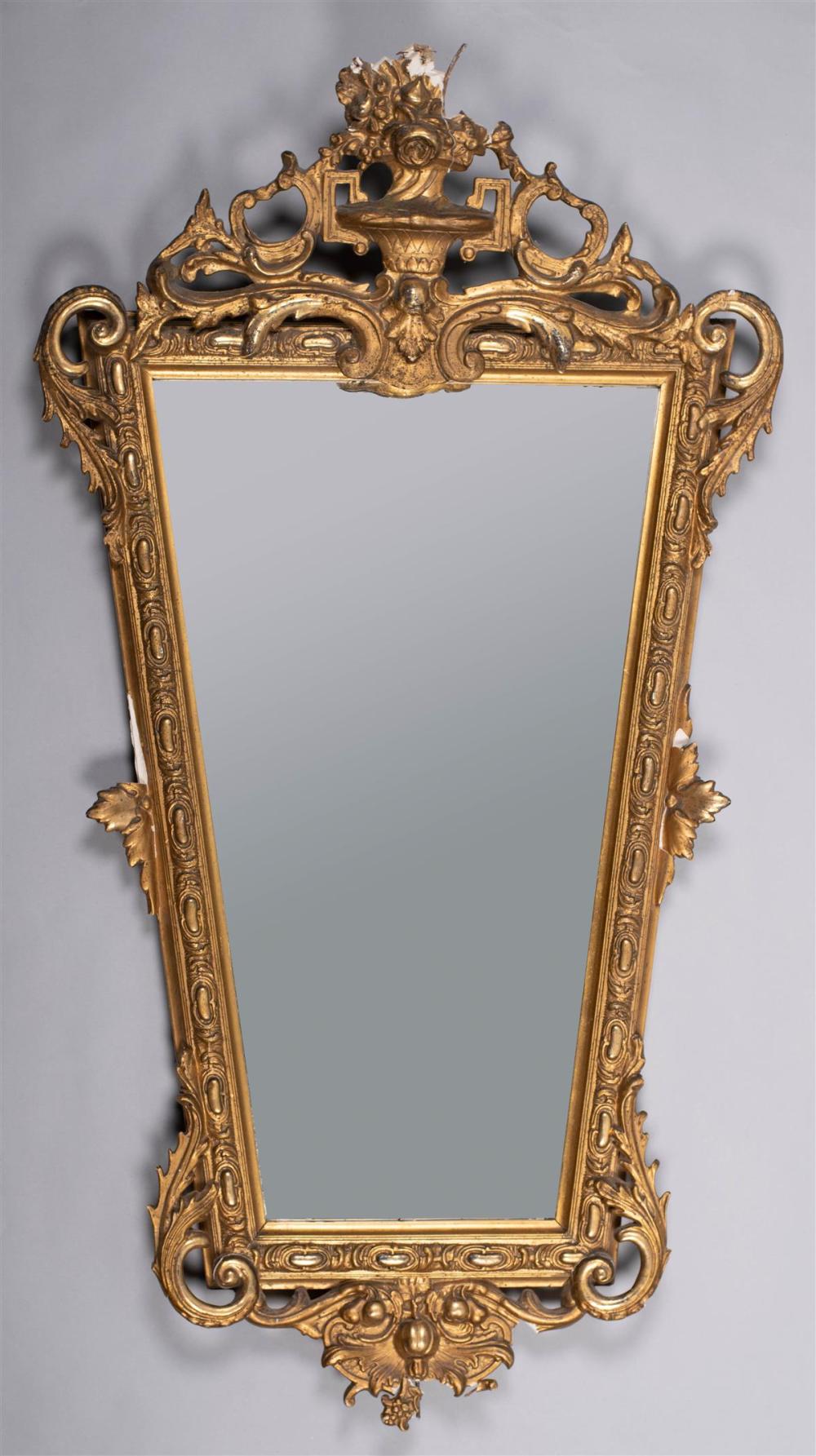 NEOCLASSICAL STYLE GILT QUADRILATERAL