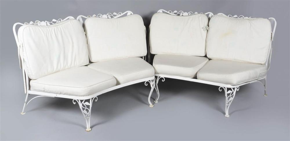 PAIR OF VICTORIAN STYLE WHITE PAINTED 33b52a