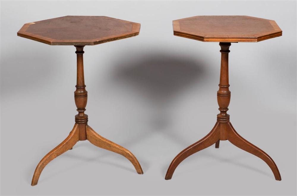 PAIR OF FEDERAL INLAID MAHOGANY