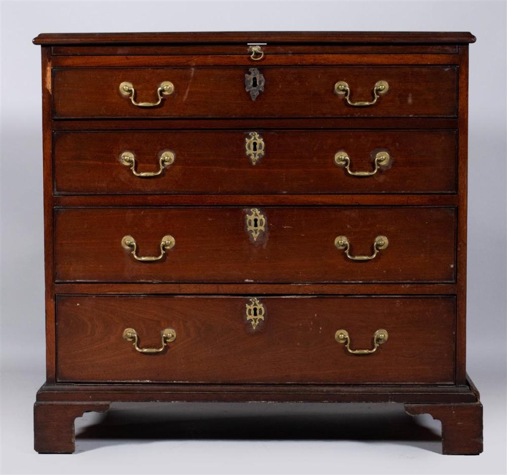 GEORGE III MAHOGANY BACHELOR'S