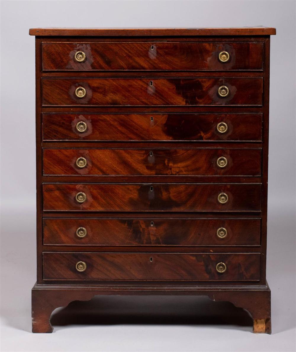 LATE GEORGE III INLAID MAHOGANY 33b5ab