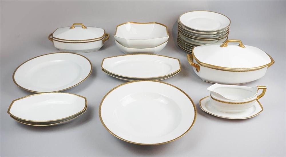 GEORG SCHMIDER ZELL PORCELAIN GILT-WHITE