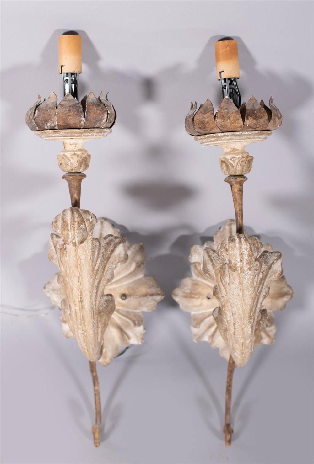 PAIR OF ROCOCO STYLE COMPOSITION 33b653