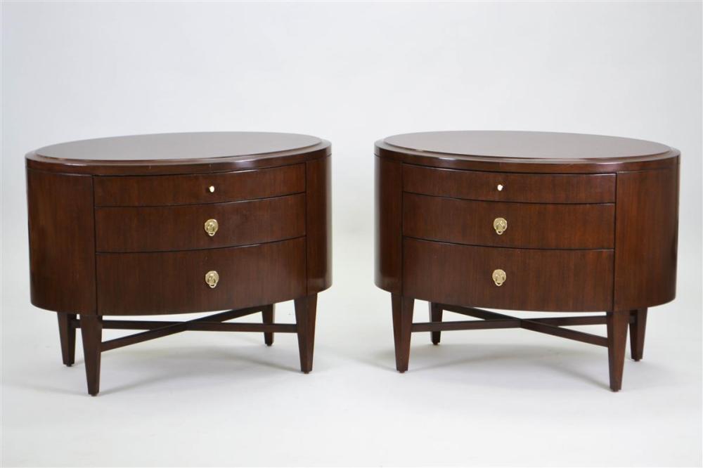 PAIR OF CONTEMPORARY HENREDON MAHOGANY 33b67f