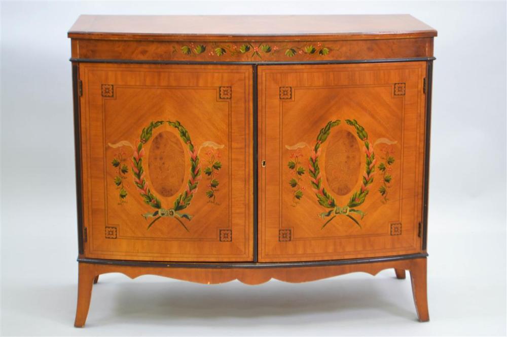 EDWARDIAN STYLE PAINTED AND INLAID 33b694