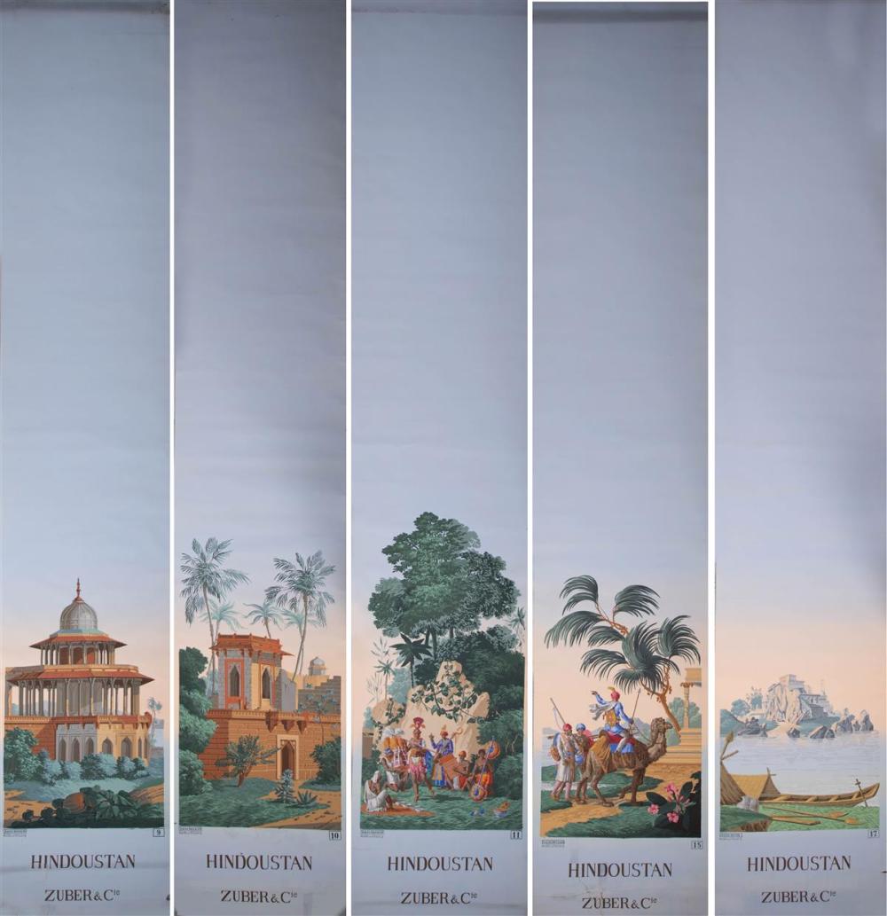 FIVE ROLLS OF ZUBER 'HINDUSTAN'