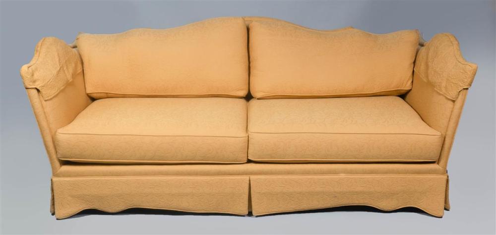 GOLD PEARSON UPHOLSTERED TWO CUSHION