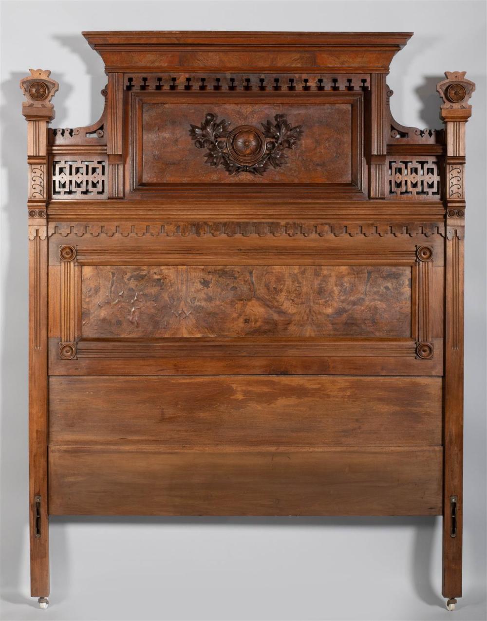 RENAISSANCE REVIVAL WALNUT BEDRENAISSANCE 33b76a