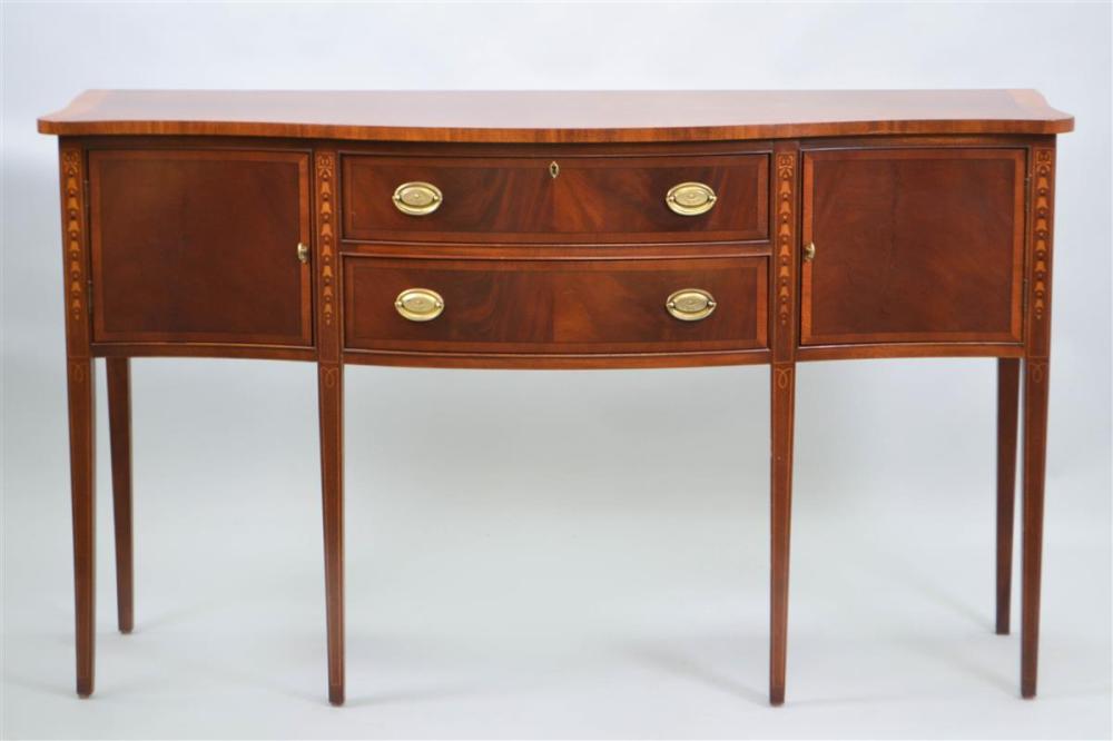 GEORGE III STYLE INLAID MAHOGANY