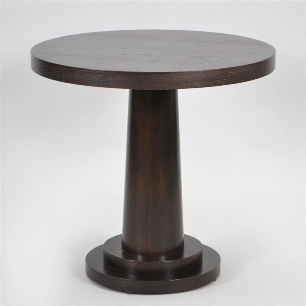 CONTEMPORARY STAINED OAK SIDE TABLECONTEMPORARY 33b839