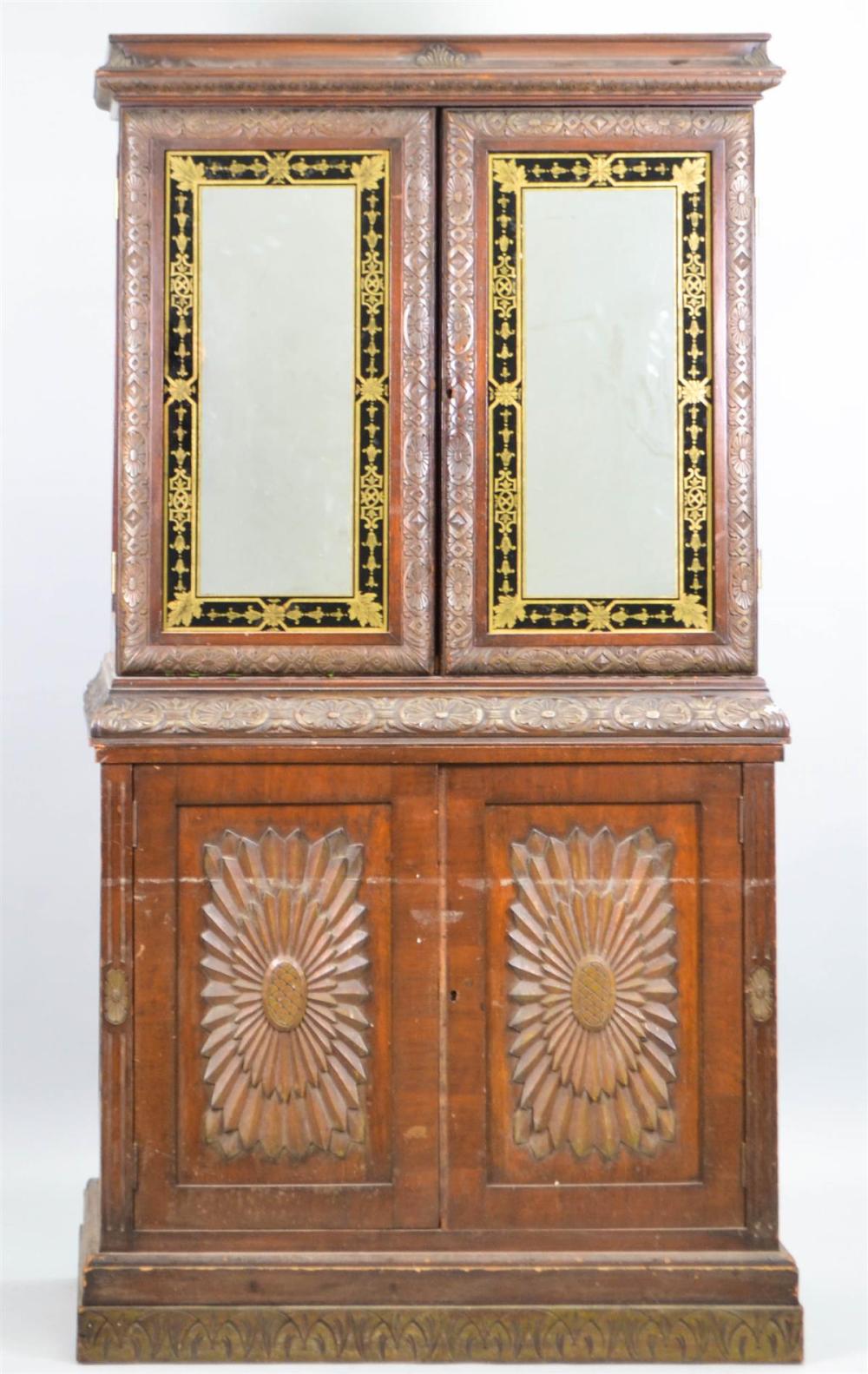 ANGLO-INDIAN STYLE PARCEL-GILT