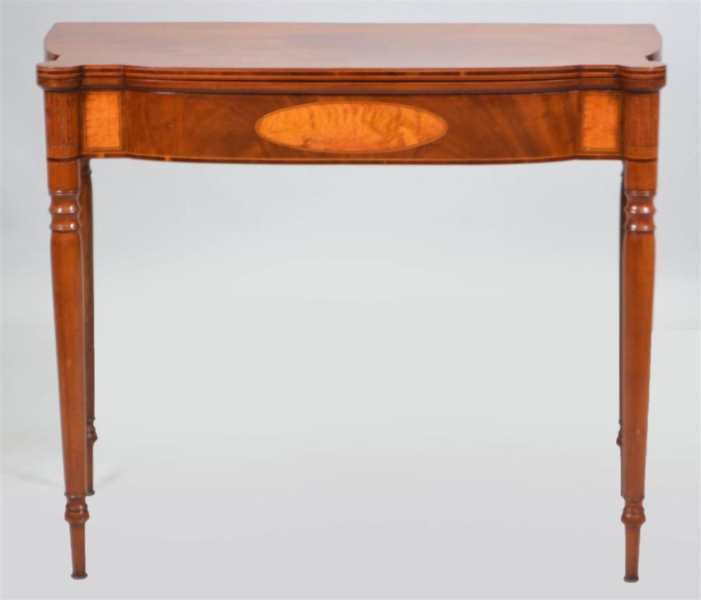 FEDERAL INLAID MAHOGANY GAMES TABLEFEDERAL 33b842